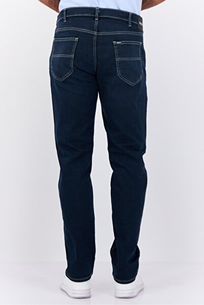 Riders by Lee Men Regular Fit Washed Straight Leg Denim, Blue