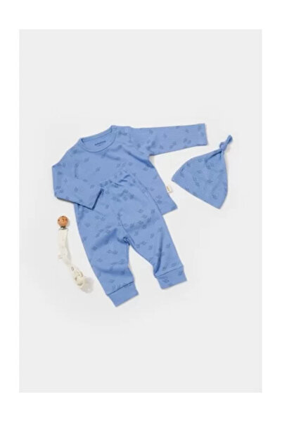 BabyCosy Set 3 pieces: blouse, pants, and hat Printed, BabyCosy, 50% modal+50...