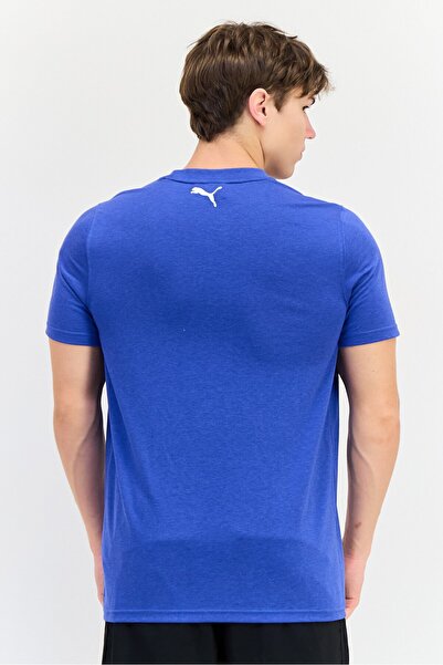 Puma Men Sportswear Fit Short Sleeve Outdoor T-Shirt, Blue