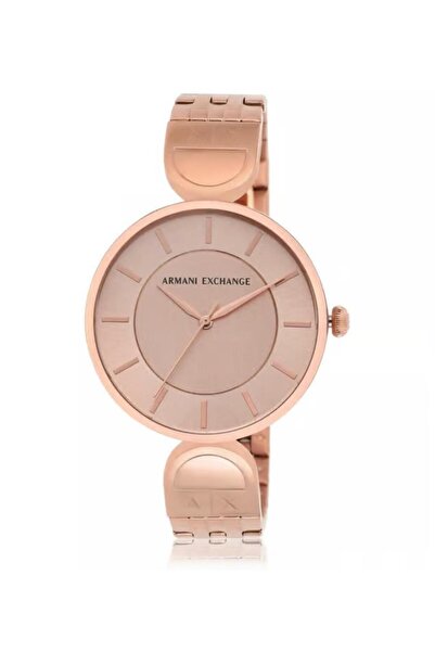 Armani Exchange Exchange A|X Brooke Rose Gold Dial Womens Wrist Watch Stainless Steel Analog Watch - AX5328