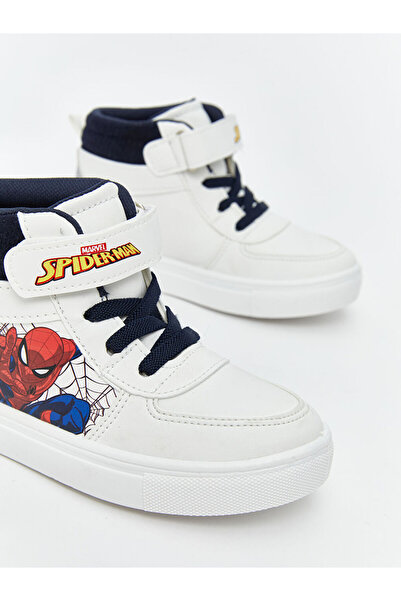 LC Waikiki Beyaz Baskılı Erkek Çocuk Spor Ayakkabı