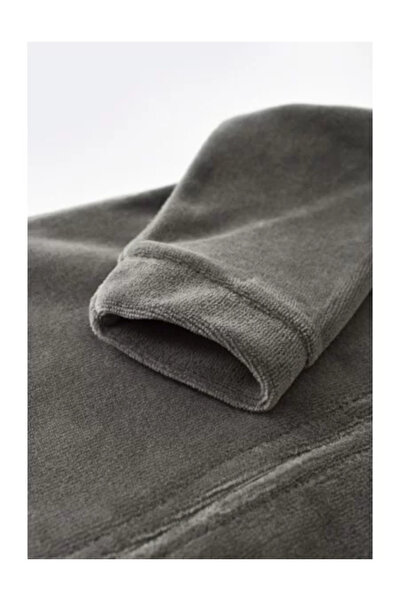 BabyCosy Long Sleeve Zipper Jumpsuit - 80% Cotton, 20% Polyester - Anthracite