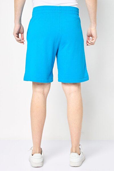 Replay Men Brand Logo Basic Shorts, Blue