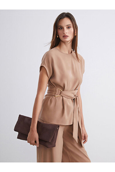 LC Waikiki Crew Neck Belted Blouse