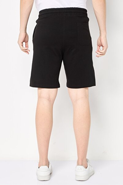 Cerruti 1881 Men Brand Logo Basic Shorts, Black