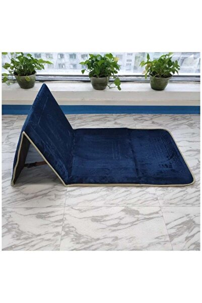 Store7 Islamic Padded Prayer Rug with Back Support - Soft and Comfortable Tra...