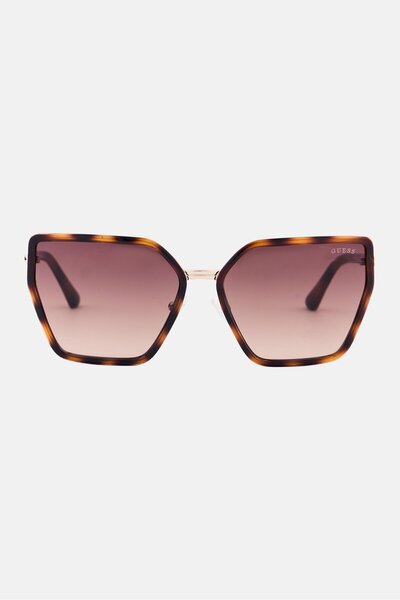 Guess Women GU787153F59 Geometric Sunglasses, Brown