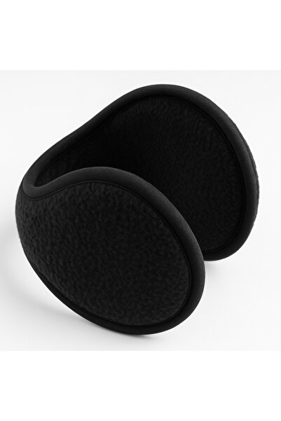 MYZİ STORE 100% Unisex Fleece Ear Protection – Standard Size – Black