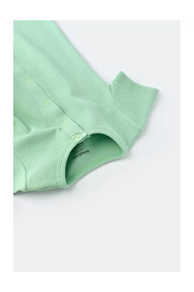 BabyCosy Short Pants Jumpsuit - 100% Cotton - Mint