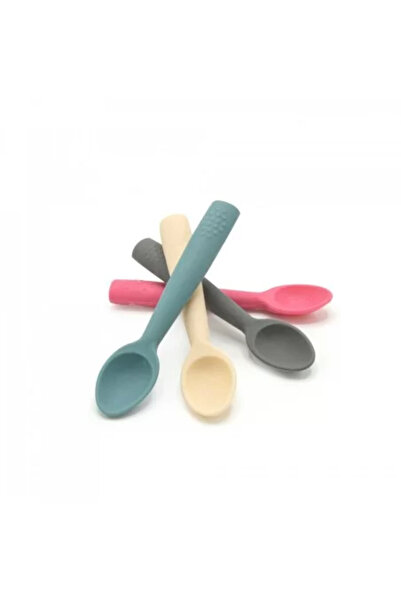 Babyjem Silicone Spoon (Color: Gray)