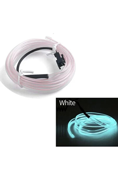 Avex Fir Neon Auto "EL Wire" barva Alba, lungime 2 M, výživa 12 V, vč.