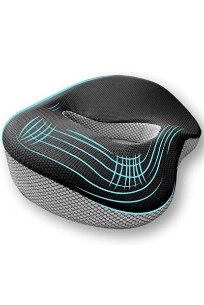 AB HOMES Pernă ortopedică Coccis & Lumbar AB HOMES, spumă cu memorie, pentru scaun de birou/mașină, ameliorează sciatica