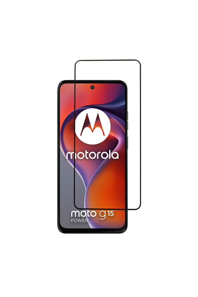 Motorola Tempered Glass Screen Protector for Moto G15 Power with Mounting Kit Included