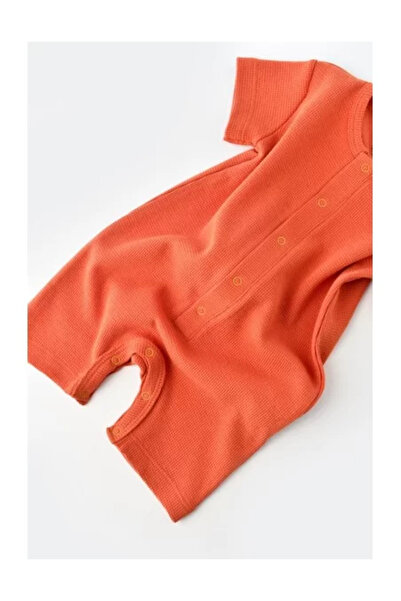 BabyCosy Baby Onesie with Short Pants - Cotton - Cinnamon