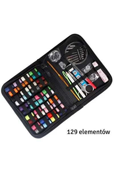 Avex Sada 129 dílků na šití v elegantním pouzdře, perfektní dárek pro nadšence do šití