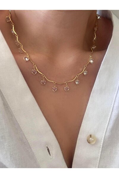 Venus Design Çelik Sallantılı Kalp Kolye