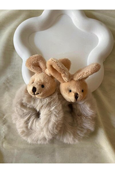 STEELSPARK Plush Elastic Girl's Bow with Bear, 2 Pieces