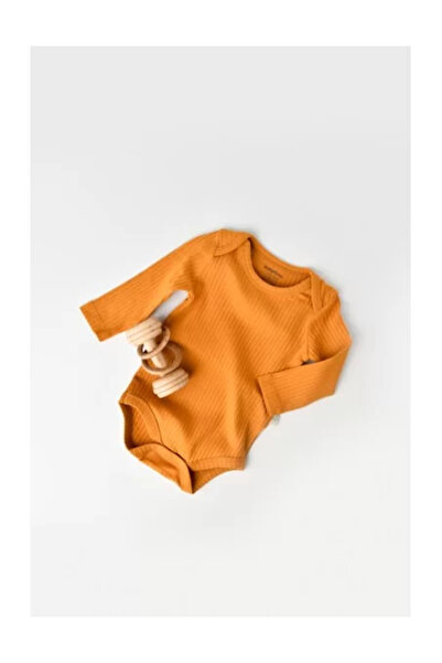 BabyCosy Body Bebe Unisex cu maneca lunga din 95% bumbac cu 5% elastan - Sofran,