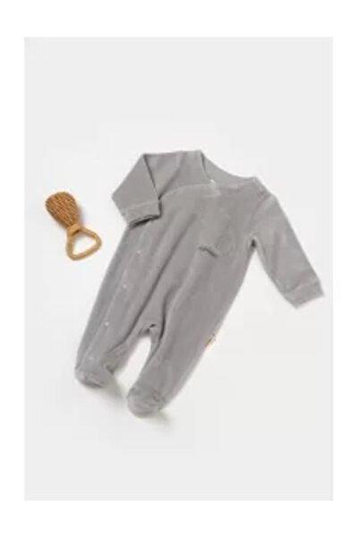 BabyCosy Long Sleeve Romper with Long Pants in Cotton and Modal - Green