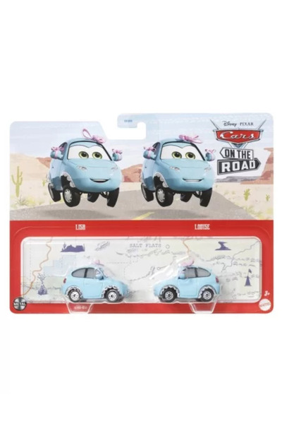 JollyMag CARS 3 Set with 2 Metal Cars Lisa and Louise