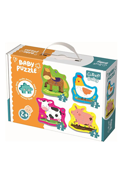 JollyMag Puzzle Trefl Baby Classic Zvieratá na farme 18 dielikov