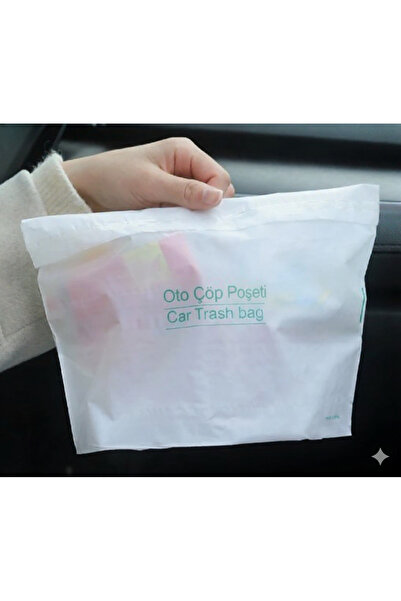 CMT Practical Waterproof Auto Car Trash Bag with Adhesive 20 Pieces