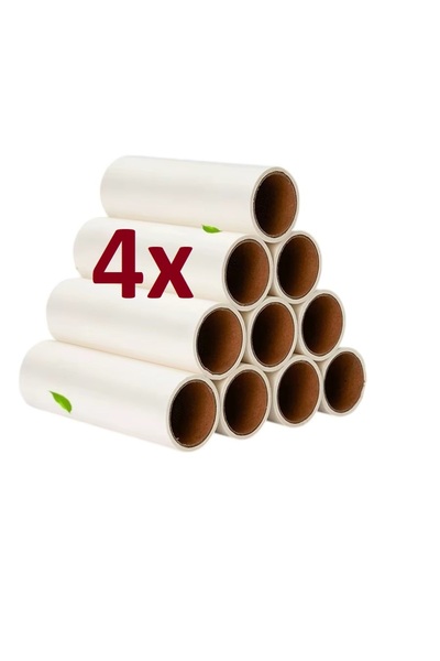 MUBX 4 Pieces Adhesive Lint Roller Hair Dust Collection Roller