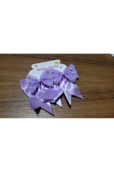 Beyaz inci tasarım Cataramă Seten cu arc și perle