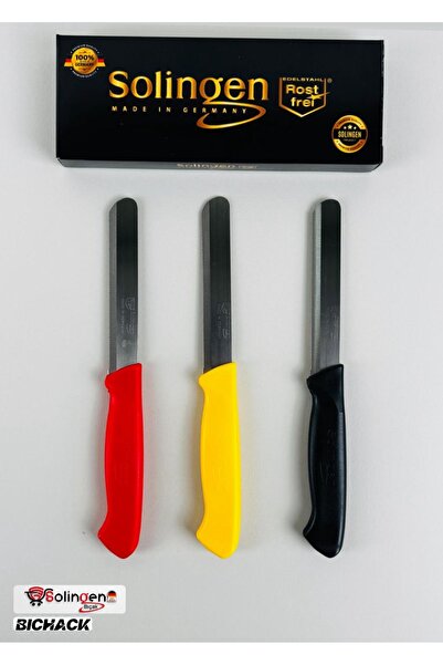 Solingen Orijinal 3’lü Micro Renkli Et Sebze Doğrama Bıçağı