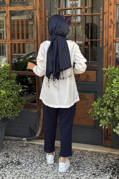 Kayra Ceket KY-B25-73029 Beyaz