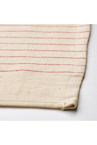 IKEA VIPPSTARR Napkin, stripe pattern red/natural, 30 x 30 cm