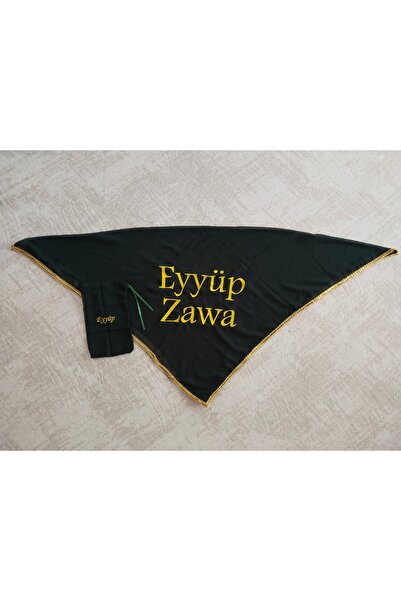 Sanatsal Nakış Nakışlı İsme Özel Zawa - Kına Örtüsü - Damat Örtüsü