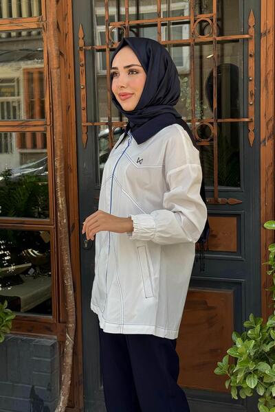 Kayra Ceket KY-B25-73029 Beyaz