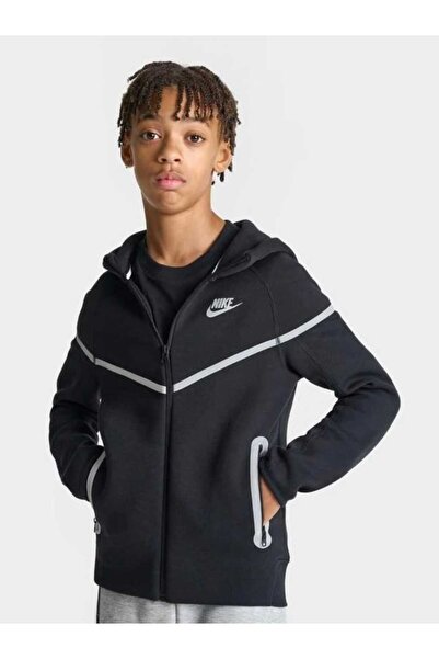Nike Tech fleece tf reflektörlü unisex çocuk sweatshirt fz5433