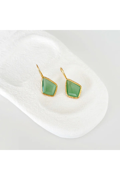 Vesce Atelier Amazonite Natural Stone Earrings