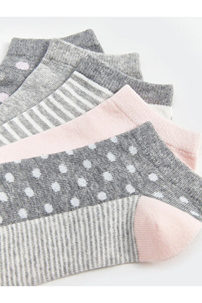 LC Waikiki Patterned Women's Booties Socks 5-Pack