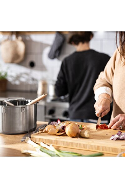 IKEA HEMKOMST Pot with lid, stainless steel/glass, 5 l