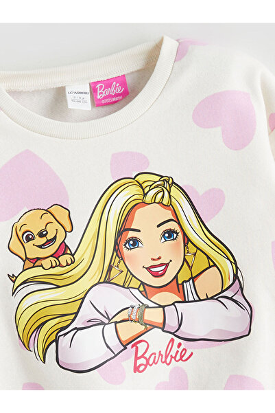 LC Waikiki Stylish Choices from Esvab Clothing |   Crew Neck Barbie Printed Girls' Sweatshirt