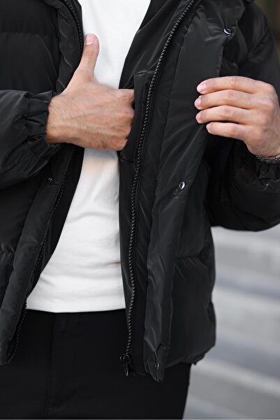 MİS MODA Чоловічий зимовий пуховик з капюшоном NOVA