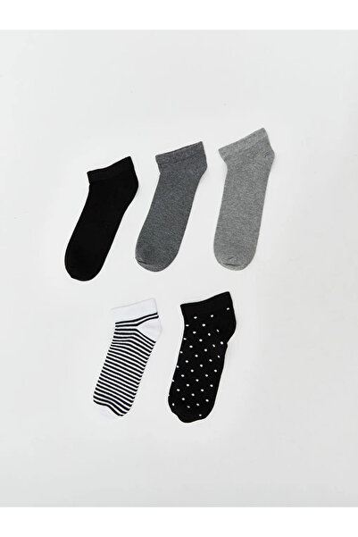 LC Waikiki Ciorapi cu modele pentru femei, pachet de 5