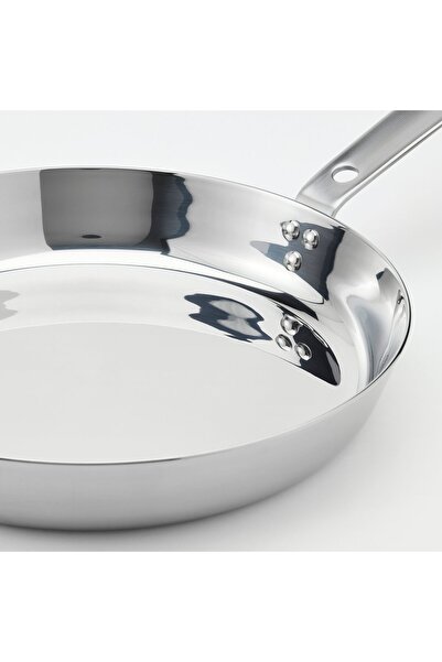 IKEA HEMKOMST Frying pan, stainless steel, 28 cm