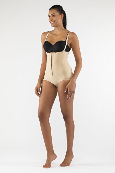 VİZOR كارين - مشد ضغط ما بعد العمليات الجراحية مع أحزمة للأرداف، الرمز 1830