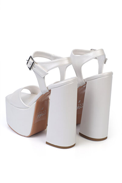 ASLIACAR 16 cm High Heeled Comfortable Bridal Shoes with Low Slope and High Platform Aslı Acar