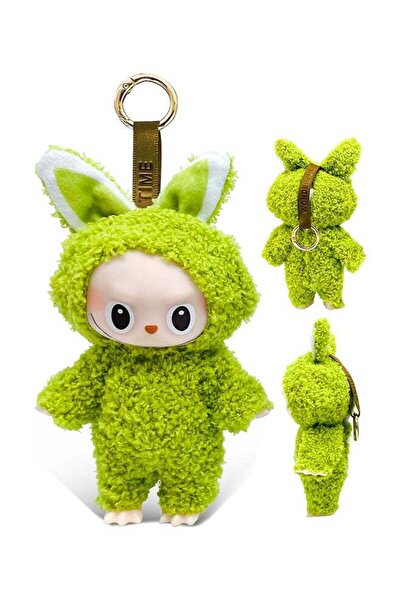 Galaxy Toys Puffaroo Labubu The Monsters Mini Keychain الشكل 7 بوصة صندوق أعمى