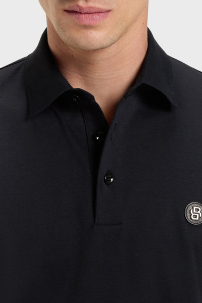 BOSS Pamuklu Regular Fit Düğmeli Polo Yaka Sweat Erkek POLO YAKA SWEAT 50523917 406