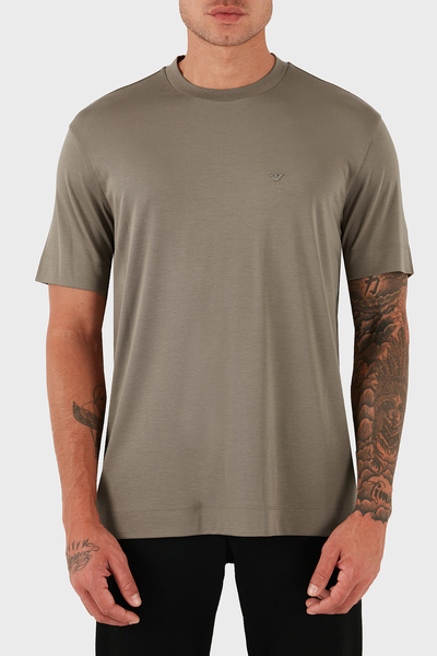 Emporio Armani Logo Regular Fit Crew Neck t Shirt Men's t Shirt Em002996 Af13721 U6189
