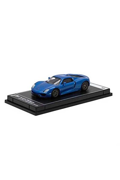 Postercars - 1:64 Scale Porsche 918 Spyder (Sapphire Blue Metallic) Hypercar League Collection