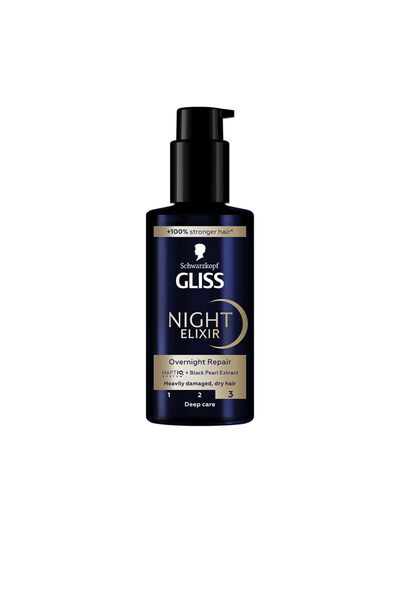 Schwarzkopf Gliss Night Elixir Serum Für Geschädigtes Haar Mass Market 100 ml