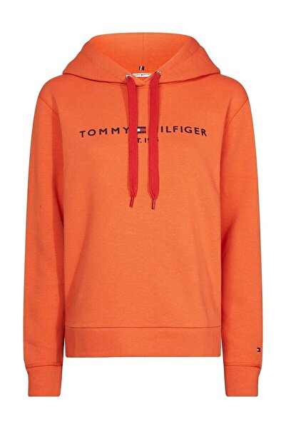 _TommyHilfiger Organik Pamuk Kapşonlu Sweatshirt