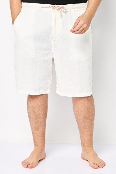 Scotch & Soda Men Plain Beachwear Shorts, White